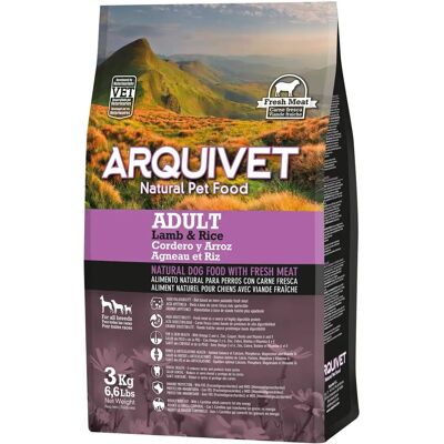 Arquivet Felnőtt Bárány & Rizs Kutyatáp - 3 Kg Arquivet Felnőtt Bárány & Rizs Kutyatáp - 3 Kg