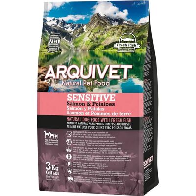 Arquivet Nourriture pour Chiens Sensible Saumon et Pommes de Terre - Publicité Arquivet Nourriture pour Chiens Sensible Saumon et Pommes de Terre - Publicité