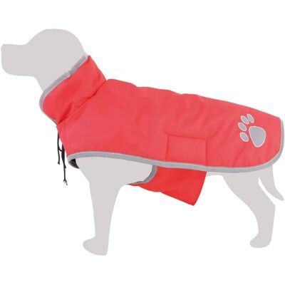 Arquivet Wasserdichte Rote Hundemantel - Regenmantel Arquivet Wasserdichte Rote Hundemantel - Regenmantel