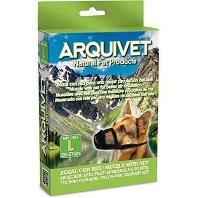 Muselière en nylon Arquivet Taille L - Éducation et Dressage Muselière en nylon Arquivet Taille L - Éducation et Dressage