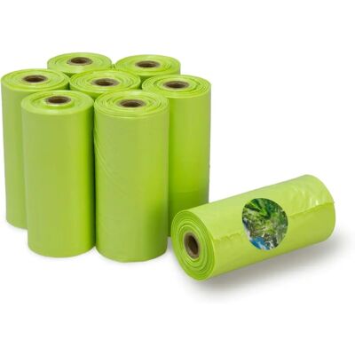 Arquivet Biodegradable Dog Waste Bags - Large, Neutral, 8 Rolls Arquivet Biodegradable Dog Waste Bags - Large, Neutral, 8 Rolls