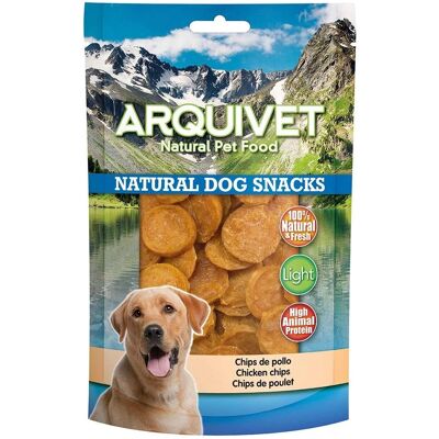 Cadeaux Naturels pour Chiens Arquivet - Chips de Poulet, Snacks Naturels Cadeaux Naturels pour Chiens Arquivet - Chips de Poulet, Snacks Naturels