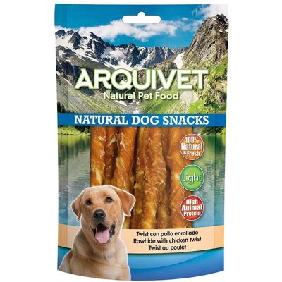 Arquivet Twist au poulet roulé - 350 g Snack naturel Arquivet Twist au poulet roulé - 350 g Snack naturel