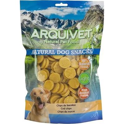 Arquivet Chips de Morue Naturels - 1kg - Friandise pour Chiens Arquivet Chips de Morue Naturels - 1kg - Friandise pour Chiens