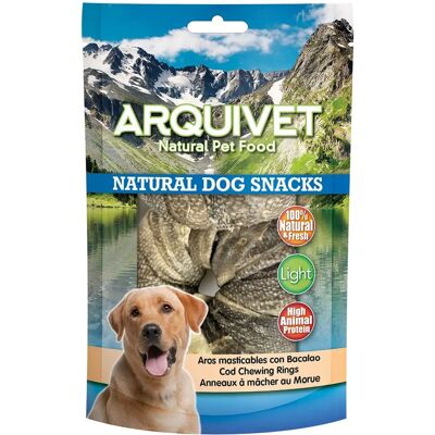 Arquivet Snacks pour Chiens Anneaux Masticables au Morue - 2 Unités - Publicité Arquivet Snacks pour Chiens Anneaux Masticables au Morue - 2 Unités - Publicité
