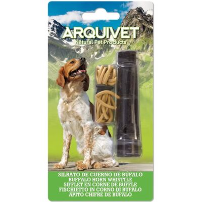Sifflet en Corne de Buffle Arquivet - 8,3cm - Entraînement & Chasse Sifflet en Corne de Buffle Arquivet - 8,3cm - Entraînement & Chasse