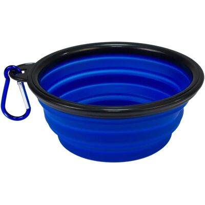 Arquivet Comedero Pliable en Silicone - Bleu - Distributeur d'Aliments et d'Eau pour Chiens Arquivet Comedero Pliable en Silicone - Bleu - Distributeur d'Aliments et d'Eau pour Chiens