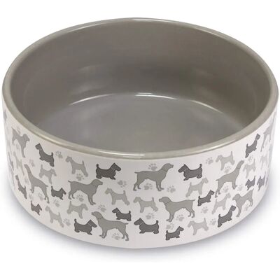 Miska ceramiczna szara ARQUIVET dla psów - 14cm Miska ceramiczna szara ARQUIVET dla psów - 14cm
