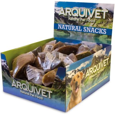Naturligt nötköttshovudsnack Arquivet - Fylld med köttsmak - 4kg Naturligt nötköttshovudsnack Arquivet - Fylld med köttsmak - 4kg