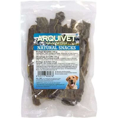 Arquivet Œsophage de Bœuf - Collations pour Chiens Bio 100g Arquivet Œsophage de Bœuf - Collations pour Chiens Bio 100g