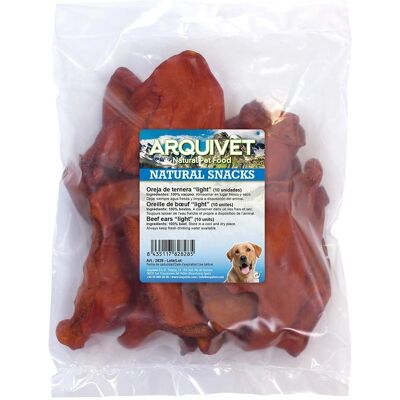 Oreilles de Veau Light - Friandises Naturelles pour Chiens - 10 Oreilles de Veau Light - Friandises Naturelles pour Chiens - 10