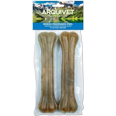 Os en peau pressée Arquivet - 25 cm - 2 pièces - Snacks pour chiens Os en peau pressée Arquivet - 25 cm - 2 pièces - Snacks pour chiens