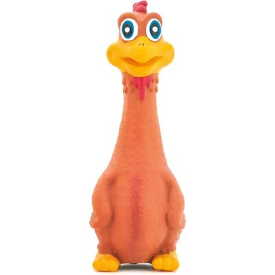 Poulet en latex marron d'Arquivet - Jouet pour chiens Poulet en latex marron d'Arquivet - Jouet pour chiens