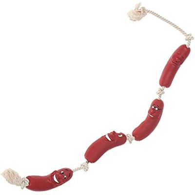 Arquivet Chaîne de saucisses - Jouet pour chiens - 67 cm Arquivet Chaîne de saucisses - Jouet pour chiens - 67 cm