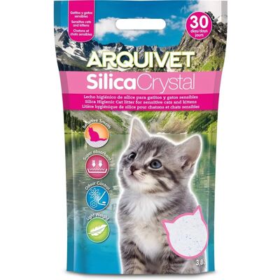 Arquivet Arquicrystal Kattenbak - Hygiënisch, Absorbeert geuren, 3,8L Arquivet Arquicrystal Kattenbak - Hygiënisch, Absorbeert geuren, 3,8L