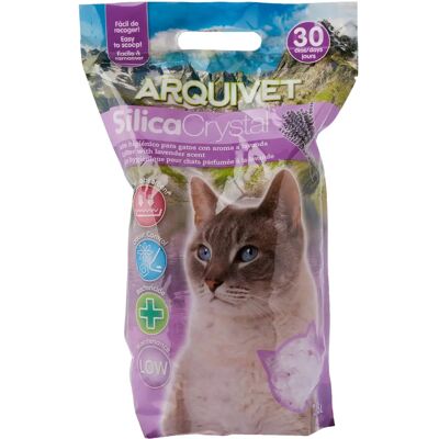 Lecho Cristal de Silice Lavande pour Chats - Litière Lecho Cristal de Silice Lavande pour Chats - Litière