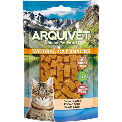 Arquivet Natuurlijke Snack voor Katten Kipblokjes - 50 G Arquivet Natuurlijke Snack voor Katten Kipblokjes - 50 G
