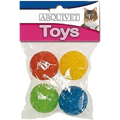 Arquivet Kat Speelballen - Veelkleurig - 3,5cm Arquivet Kat Speelballen - Veelkleurig - 3,5cm