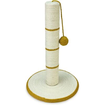 Arquivet White and Gold Ball Scratching Post - Scratching Post Arquivet White and Gold Ball Scratching Post - Scratching Post