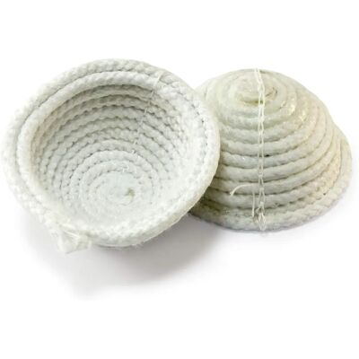 Arquivet Madárfészek - 11cm Fehér félgömb Arquivet Madárfészek - 11cm Fehér félgömb