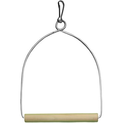 Balancier en Métal et Bois Petit - Accessoires pour Cage Balancier en Métal et Bois Petit - Accessoires pour Cage