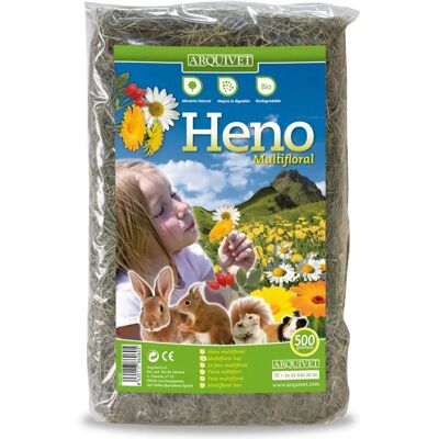 Arquivet Foin Multifleurs pour Petits Animaux - 500g Arquivet Foin Multifleurs pour Petits Animaux - 500g