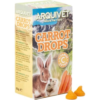 Gouttes de Carotte ARQUIVET - Friandises pour petits rongeurs Gouttes de Carotte ARQUIVET - Friandises pour petits rongeurs