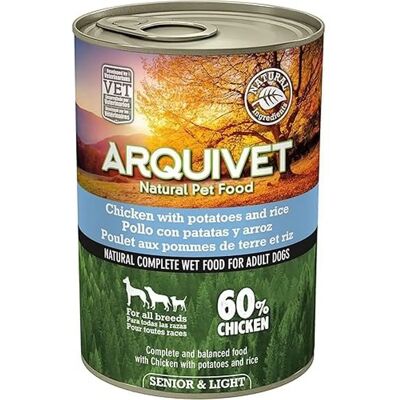 Arquivet Nourriture Humide pour Chiens Seniors - Faible en Calories Arquivet Nourriture Humide pour Chiens Seniors - Faible en Calories