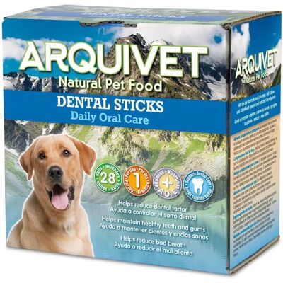 Arquivet Bâtons Dentaires - Snacks pour Chiens - 28 pièces Arquivet Bâtons Dentaires - Snacks pour Chiens - 28 pièces