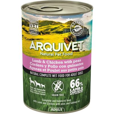 Arquivet Agneau Poulet Nourriture Humide - Nourriture pour chiens Arquivet Agneau Poulet Nourriture Humide - Nourriture pour chiens