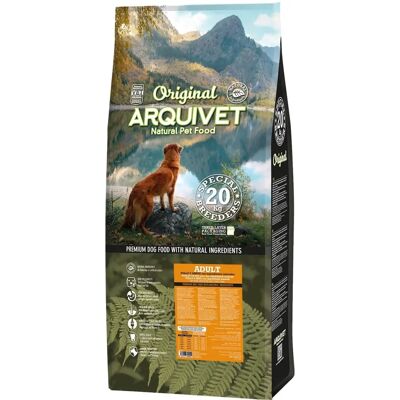 Nourriture pour chiens adultes Arquivet poulet et riz - 20 kg - Publicité Nourriture pour chiens adultes Arquivet poulet et riz - 20 kg - Publicité