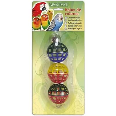 Arquivet Kleur Ballen - Vogelspeelgoed Arquivet Kleur Ballen - Vogelspeelgoed