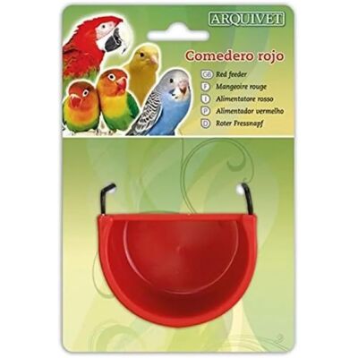 ARQUIVET 116695 Rood Vogelvoerhouder - Vogelvoederbakjes ARQUIVET 116695 Rood Vogelvoerhouder - Vogelvoederbakjes