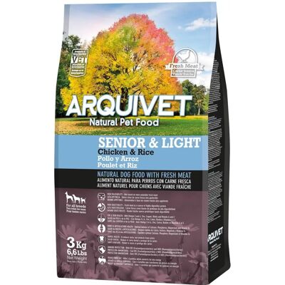 Arquivet Senior & Light Nourriture pour Chiens - 3.05 kg - Publicité Arquivet Senior & Light Nourriture pour Chiens - 3.05 kg - Publicité
