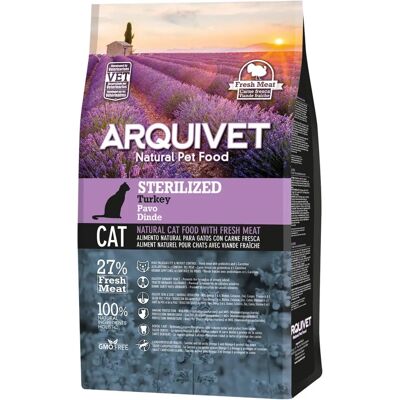 Arquivet Turkey Cat Food - Sterilized, 1.53kg Arquivet Turkey Cat Food - Sterilized, 1.53kg