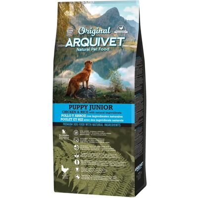 Arquivet 12 KG Karma dla szczeniąt i młodych psów Kurczak i Ryż Arquivet 12 KG Karma dla szczeniąt i młodych psów Kurczak i Ryż