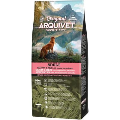 Cibo Secco Salmone e Riso per Cani Adulti - Arquivet Cibo Secco Salmone e Riso per Cani Adulti - Arquivet