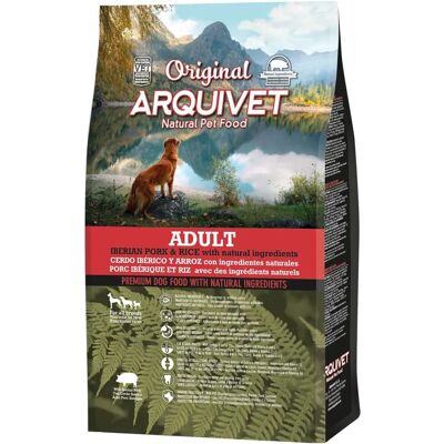 Arquivet iberico sertéshús és rizs kutyaeledel - Felnőtt - 3 Kg Arquivet iberico sertéshús és rizs kutyaeledel - Felnőtt - 3 Kg