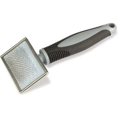 Brosse de toilettage ARQUIVET - Pointeaux métalliques - 16x6,5cm Brosse de toilettage ARQUIVET - Pointeaux métalliques - 16x6,5cm