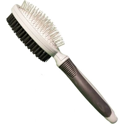 Spazzola con Punte Metalliche Doppie Protette Arquivet per Capelli Lunghi - Spazzola per Animali Spazzola con Punte Metalliche Doppie Protette Arquivet per Capelli Lunghi - Spazzola per Animali