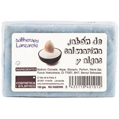 Jabón de sal marina y algas hecho a mano - Aloe Plus Lanzarote Jabón de sal marina y algas hecho a mano - Aloe Plus Lanzarote