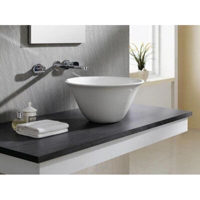 Umywalka ceramiczna Nordic od Bathco - 42cm Biała Nowoczesna Łazienka Umywalka ceramiczna Nordic od Bathco - 42cm Biała Nowoczesna Łazienka