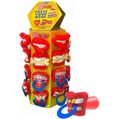 LatestBuy Bpop Crazy Teeth Fopspeen Lolly - Snoepje LatestBuy Bpop Crazy Teeth Fopspeen Lolly - Snoepje