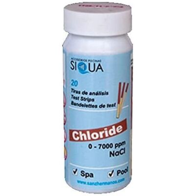 Acessórios para piscina SIQUA - 20 tiras - Teste de sal Acessórios para piscina SIQUA - 20 tiras - Teste de sal