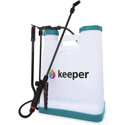 Pulvérisateur Backpack Keeper 16L - Pression réglable, cloche herbicide, lance en fibre de verre - Publicité Pulvérisateur Backpack Keeper 16L - Pression réglable, cloche herbicide, lance en fibre de verre - Publicité