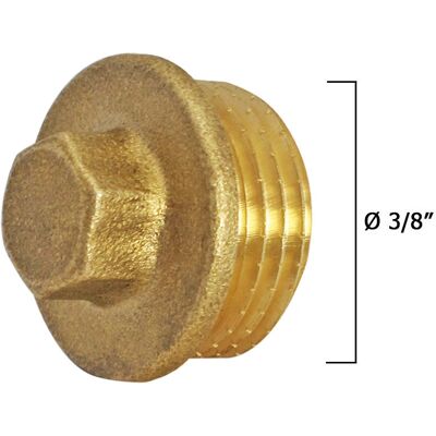 Marque Modèle - Raccord de plomberie forgé - 3/8" Laiton - Publicité Marque Modèle - Raccord de plomberie forgé - 3/8" Laiton - Publicité