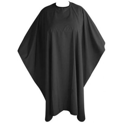 Lisap Umhang - Schwarzer Cape mit Logo & Druckknopf Lisap Umhang - Schwarzer Cape mit Logo & Druckknopf