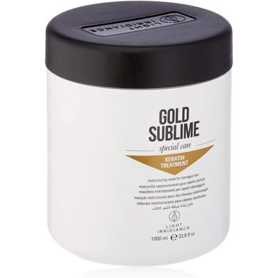 Light Irridiance Gold Sublime Masque de Traitement au Kératine - Masque Capillaire - 1000ml - Publicité Light Irridiance Gold Sublime Masque de Traitement au Kératine - Masque Capillaire - 1000ml - Publicité