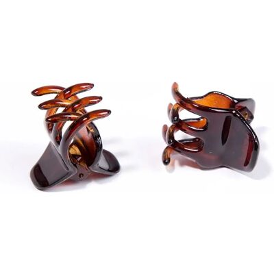 Pinzas de Pelo Pequeñas Marrón Inca - Clips para el Cabello Pinzas de Pelo Pequeñas Marrón Inca - Clips para el Cabello