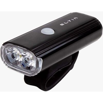 Lampe avant Eltin - 800 lumens, rechargeable USB, 8 modes - Publicité Lampe avant Eltin - 800 lumens, rechargeable USB, 8 modes - Publicité